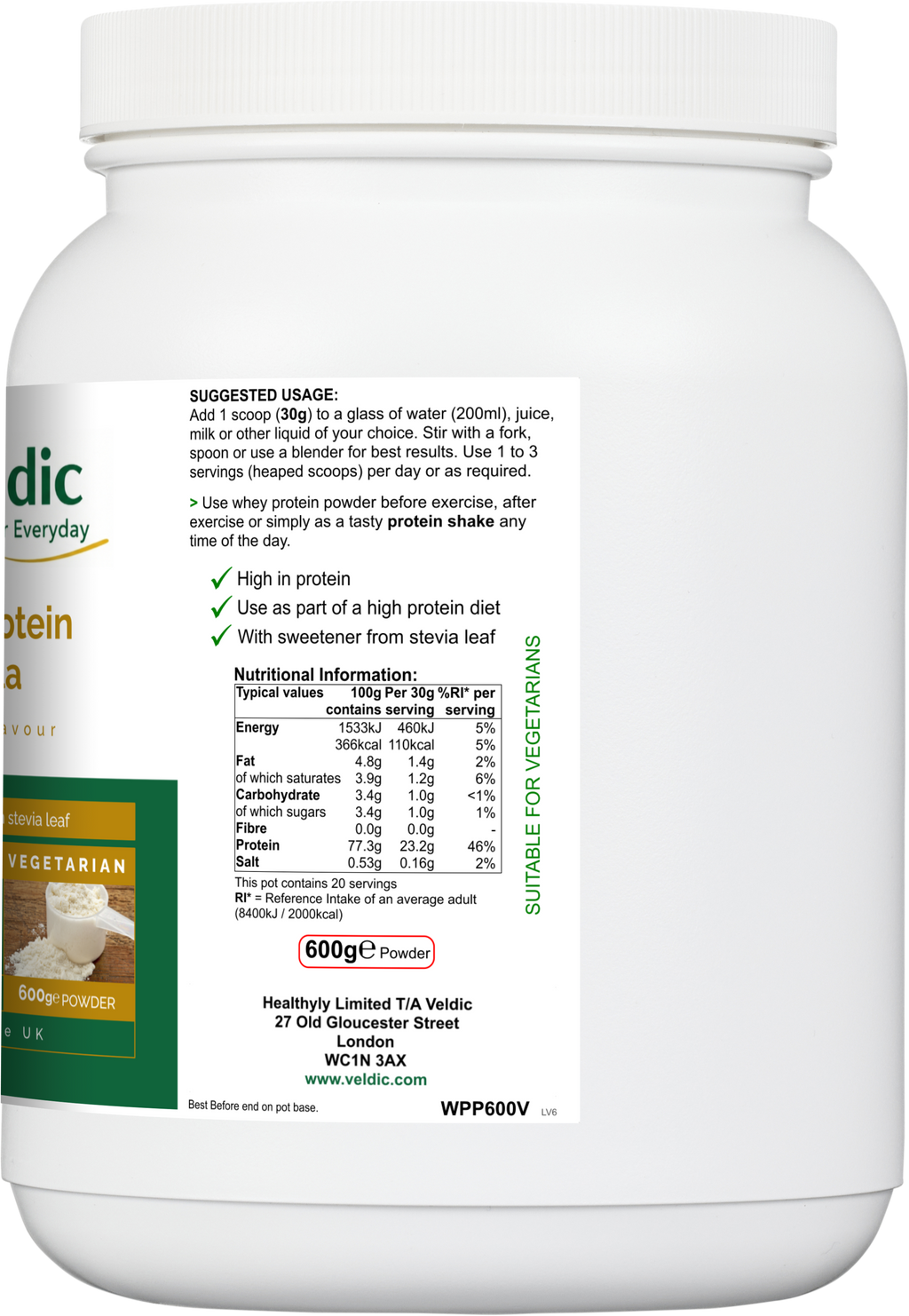 whey protein for daily nutrition and muscle support