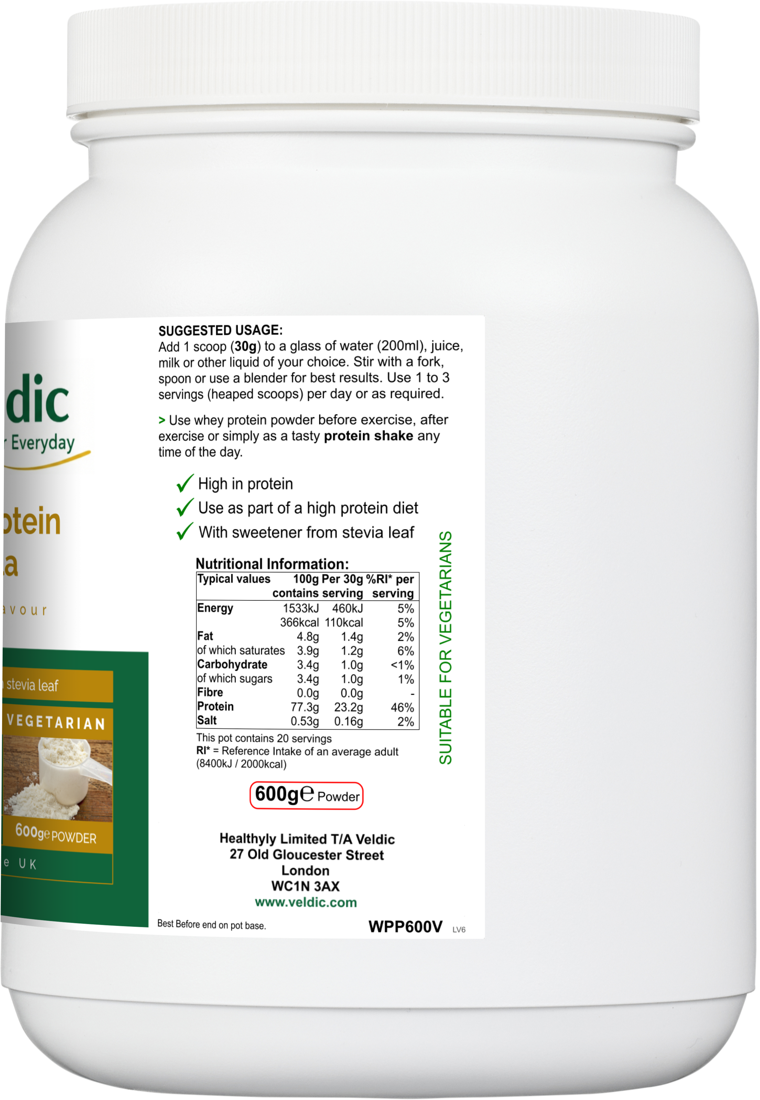 whey protein for daily nutrition and muscle support